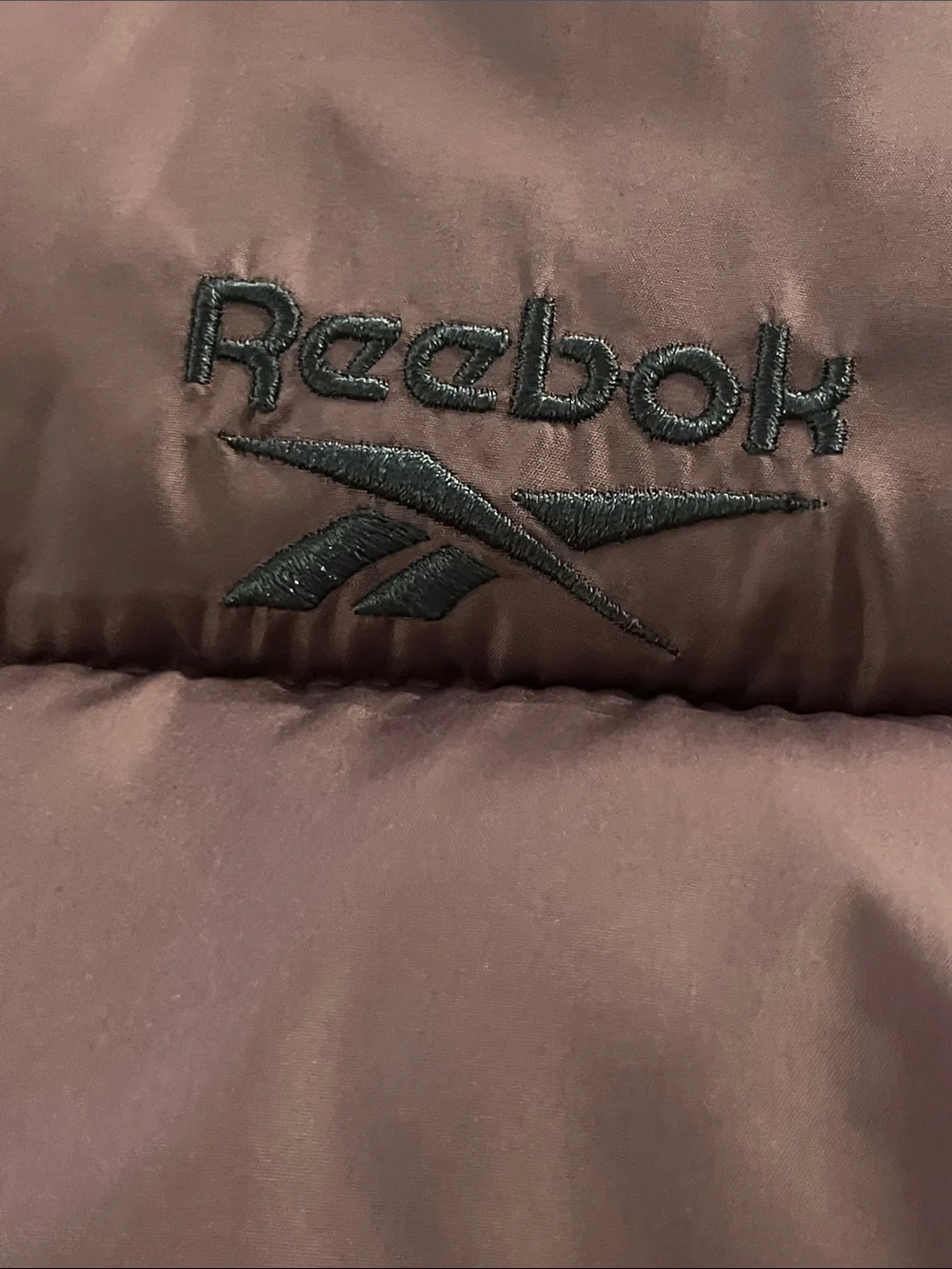 Reebok Girl’s Mauve Puffer Jacket with Black Sherpa Hood